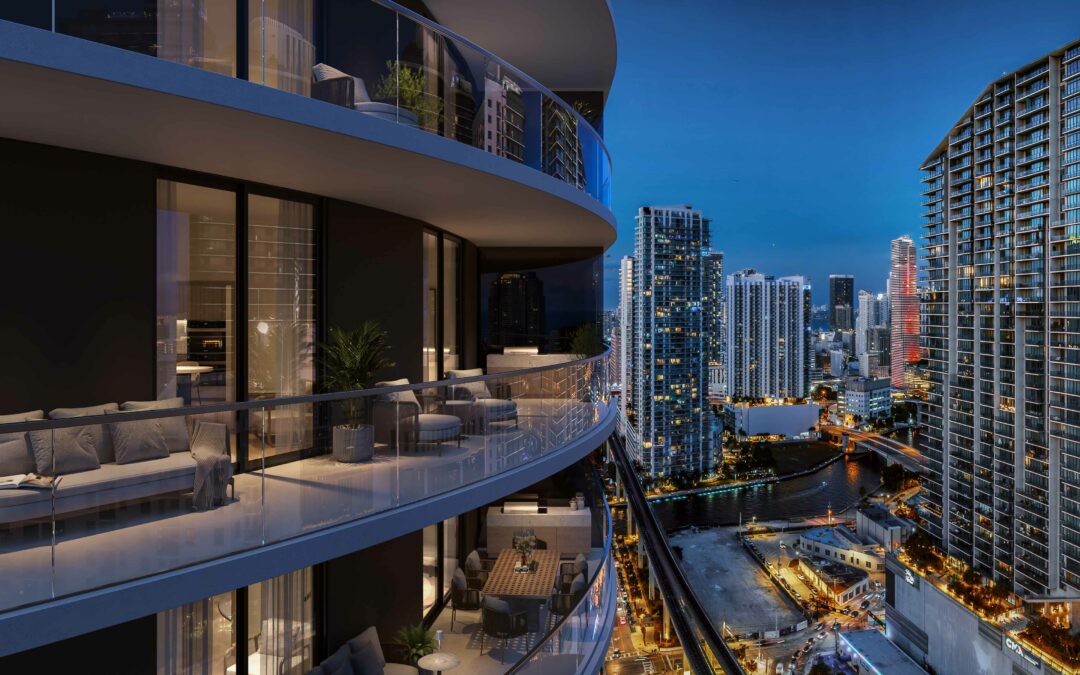 One Twenty Brickell Residences Balcony