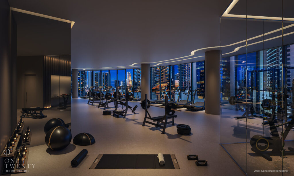 One Twenty Brickell Residences GYM