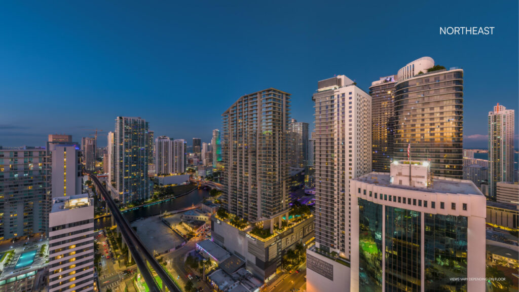 one twenty residences brickell 120 SW 9th St Miami FL 33130 northeast view