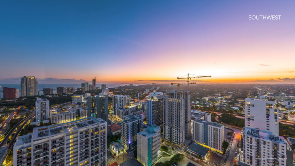 one twenty residences brickell 120 SW 9th St Miami FL 33130 southwest view